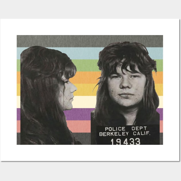 Celebrity Mug Shot: Janis Joplin Edition Wall Art by Xanaduriffic